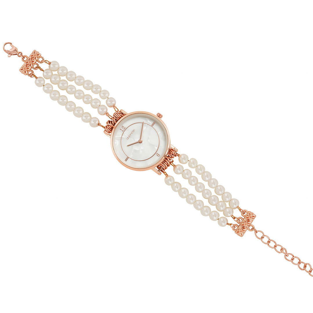 Catherine White MOP Medium Dial Pearl Strap Women's Watch