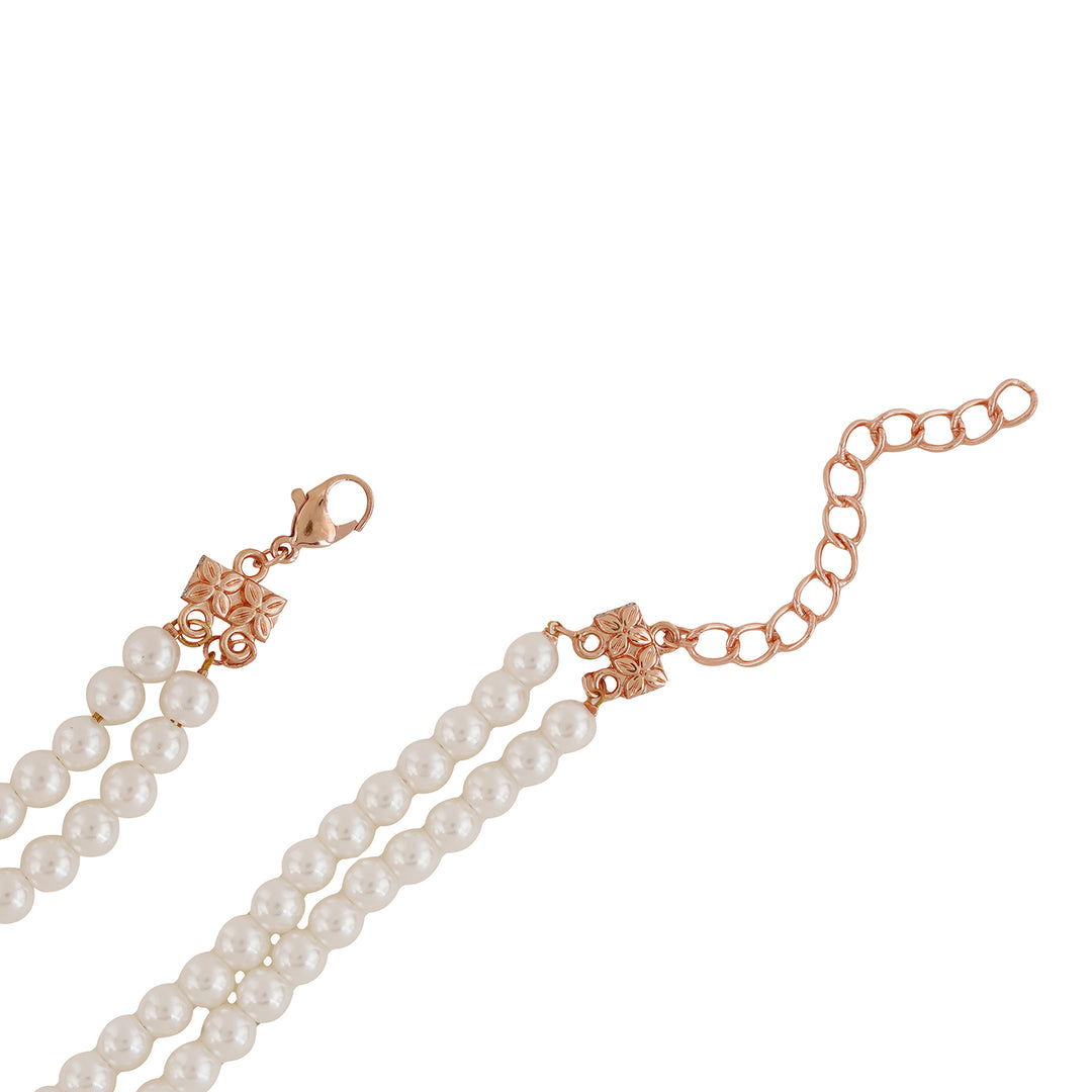 Bellena White Medium Dial Pearl Wrap Around Strap Women's Watch