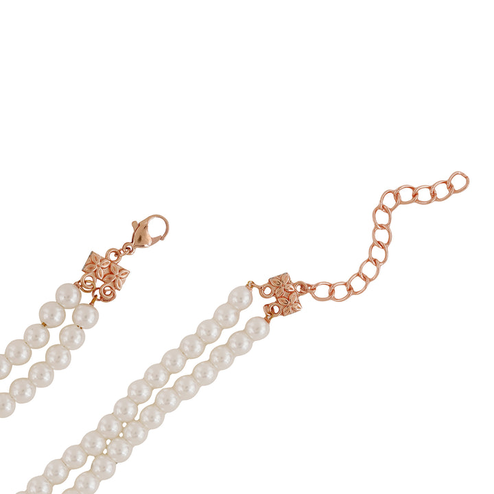 Bellena White Medium Dial Pearl Wrap Around Strap Women's Watch