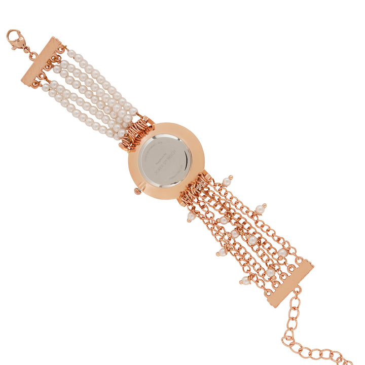 Constance White MOP Medium Dial Rose Gold Pearl Strap Women's Watch