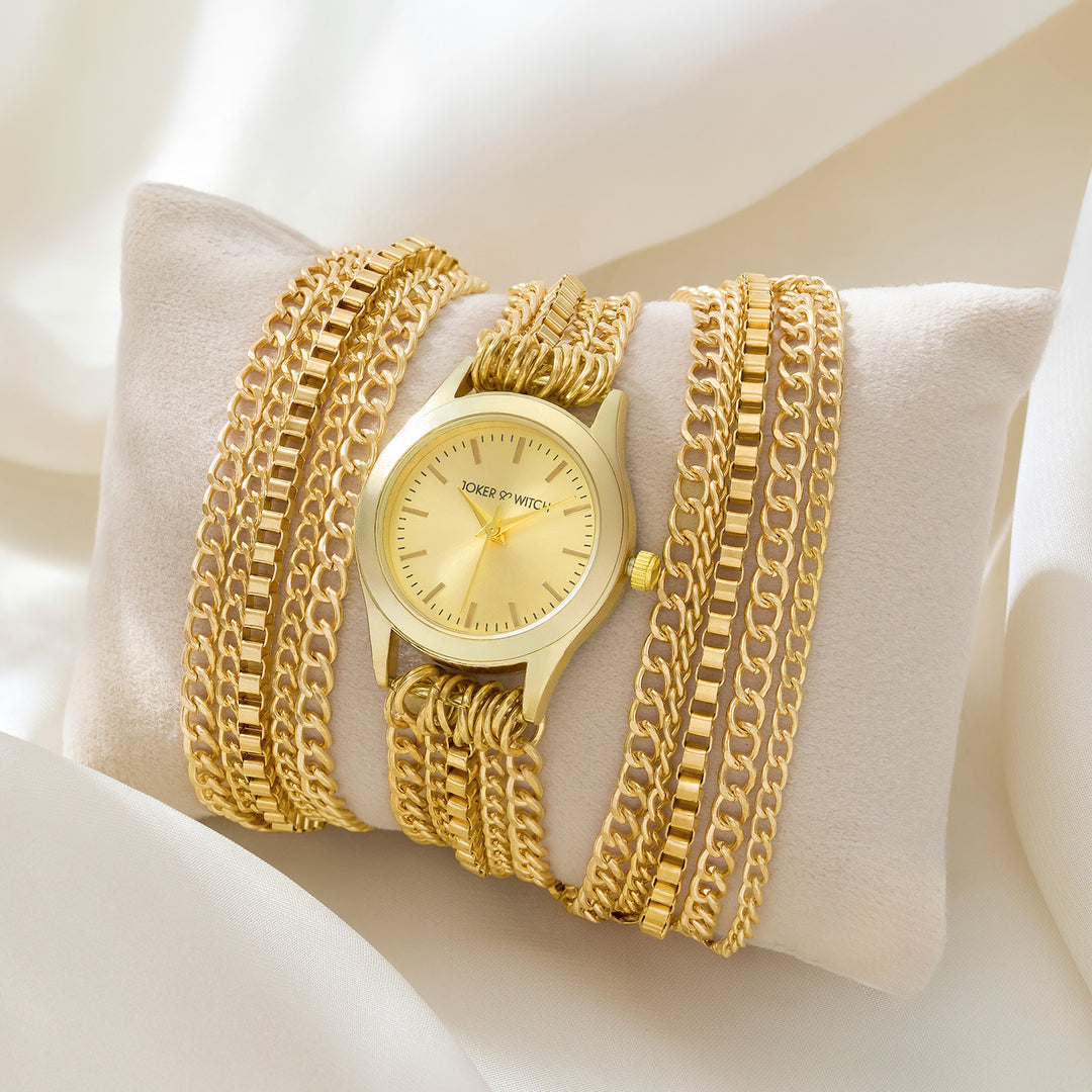 Shop online Gold Chain Party Watch by Joker & Witch