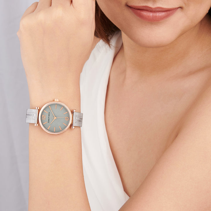 Demi Grey Medium Dial Silver Mesh Strap Women's Watch