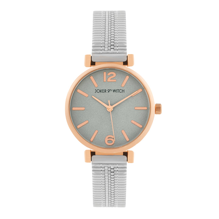 Demi Grey Medium Dial Silver Mesh Strap Women's Watch