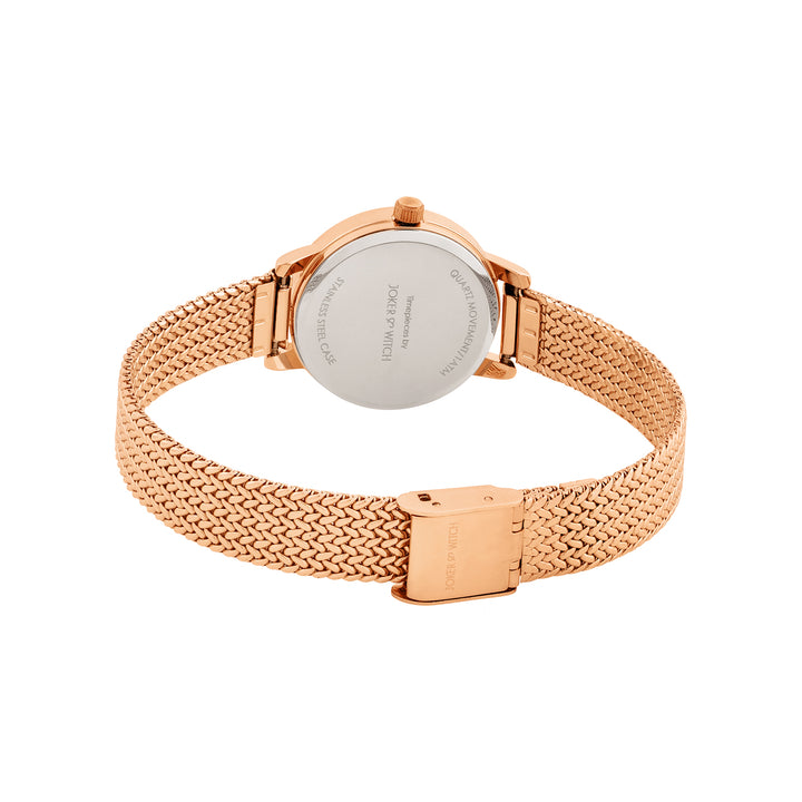 Zenith Pink Small Dial Rose Gold Mesh Strap Women's Watch