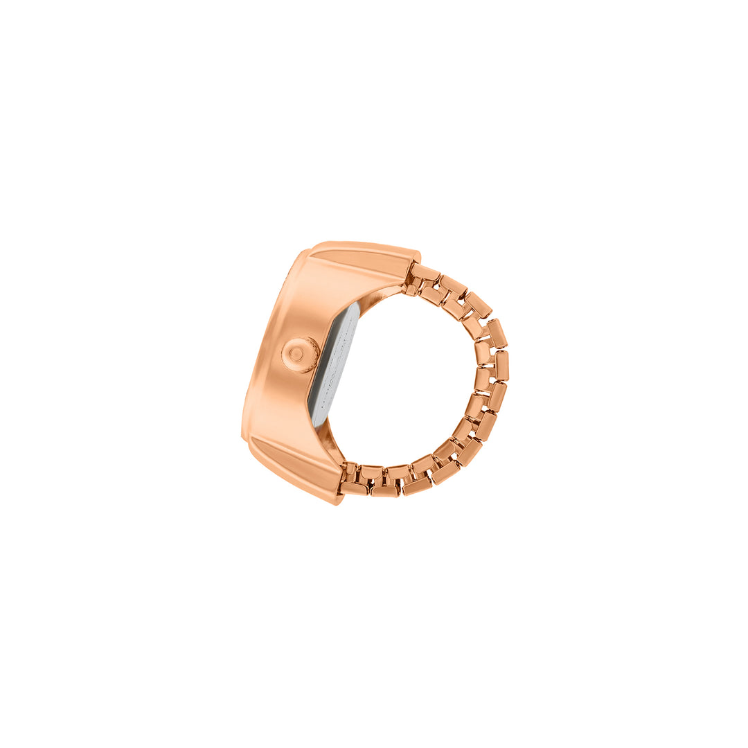 Savanna Zebra Mini Dial Rose Gold Women's Ring Watch