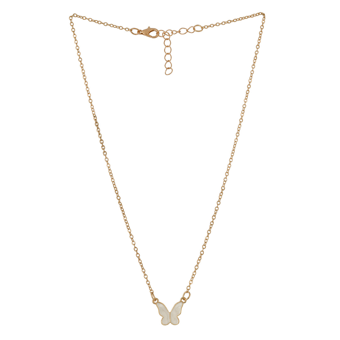 Bewitched Cora Butterfly Charm Pendant Necklace