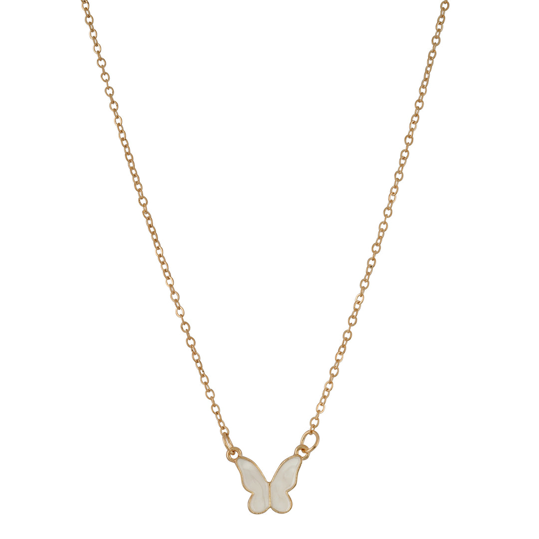 Bewitched Cora Butterfly Charm Pendant Necklace