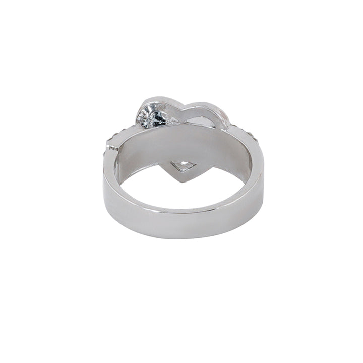 Bewitched Reeni's Rhinestone Lock heart Ring