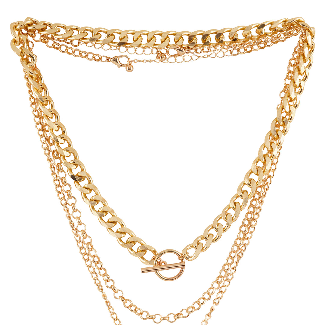Bewitched Denerys Layered Chunky Pendant Choker Necklace