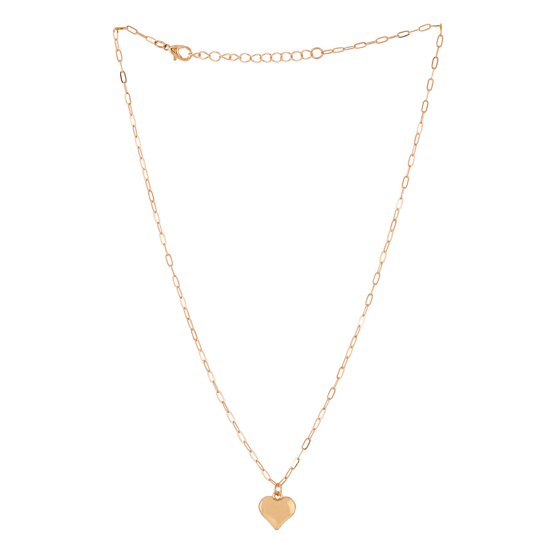 Bewitched Gilmore Dainty Heart Pendant Gold Necklace