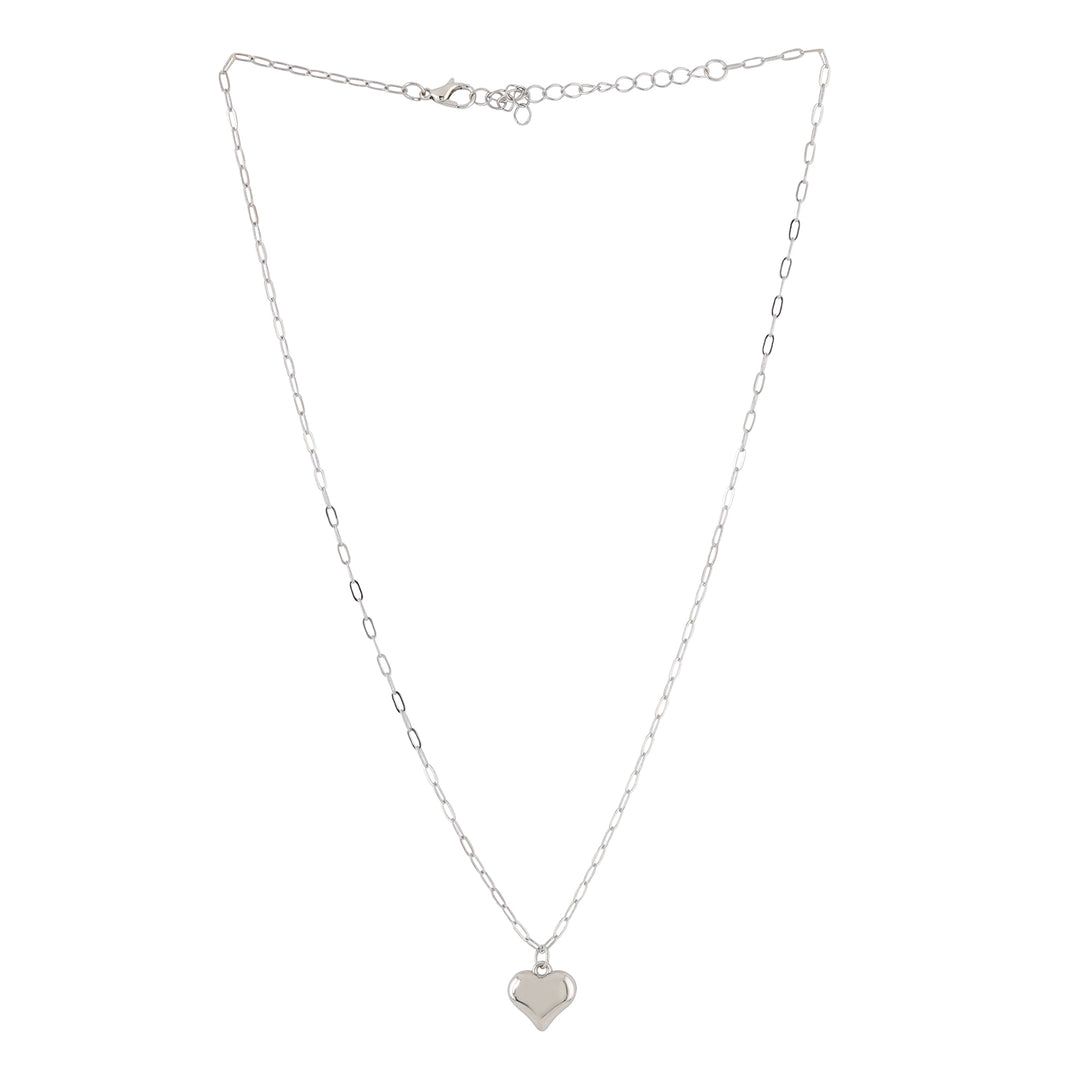 Bewitched Gilmore Dainty Heart Pendant Silver Necklace