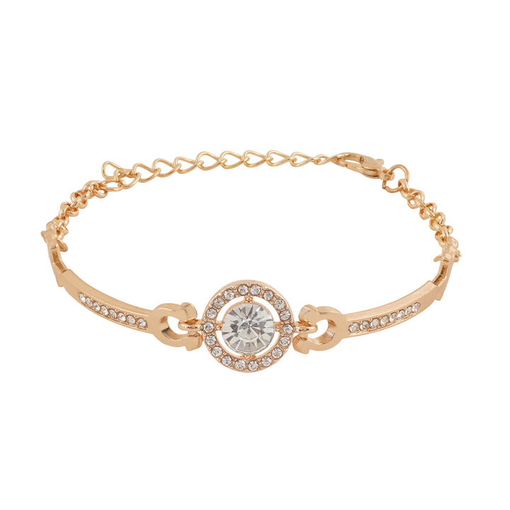 Bewitched Kimi Rhinestone Gold Bracelet