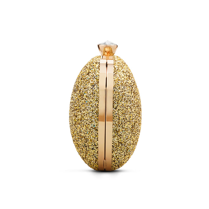 Meg Gold Glam Metallic Clutch