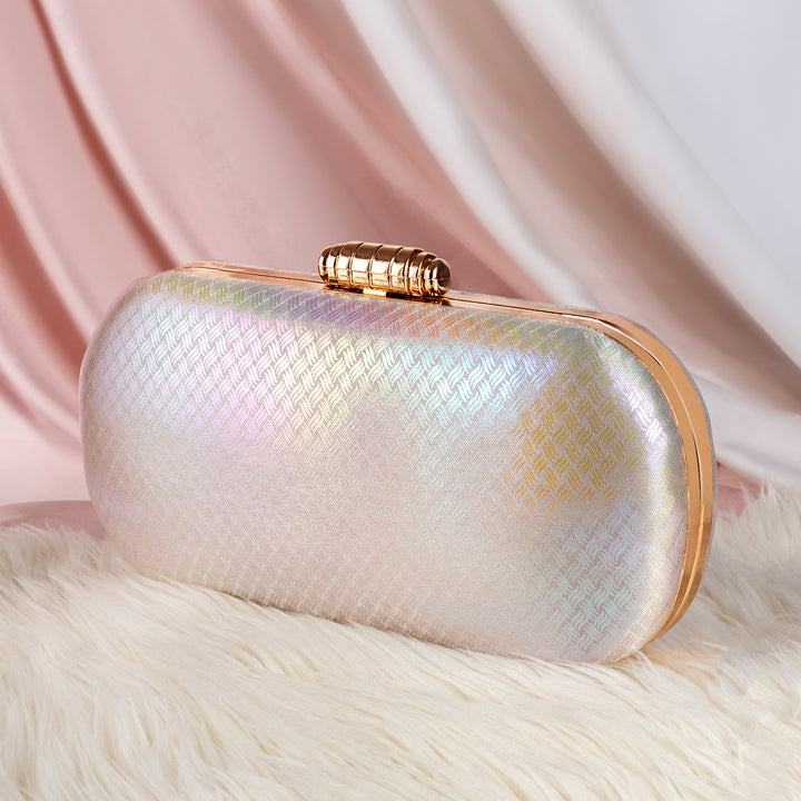 Daryl Multicoloured Metallic Clutch