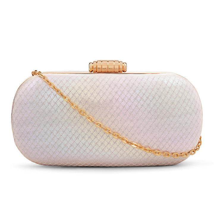 Daryl Multicoloured Metallic Clutch