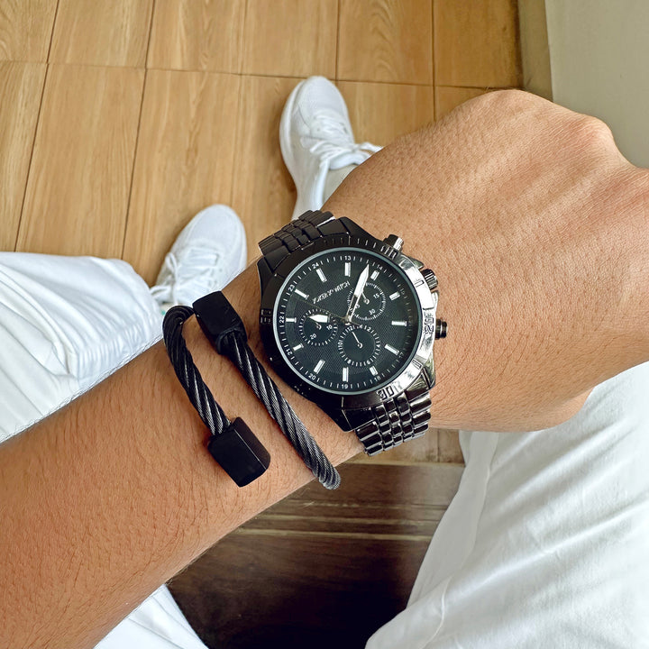 Bowie Men's Watch Bracelet Stack