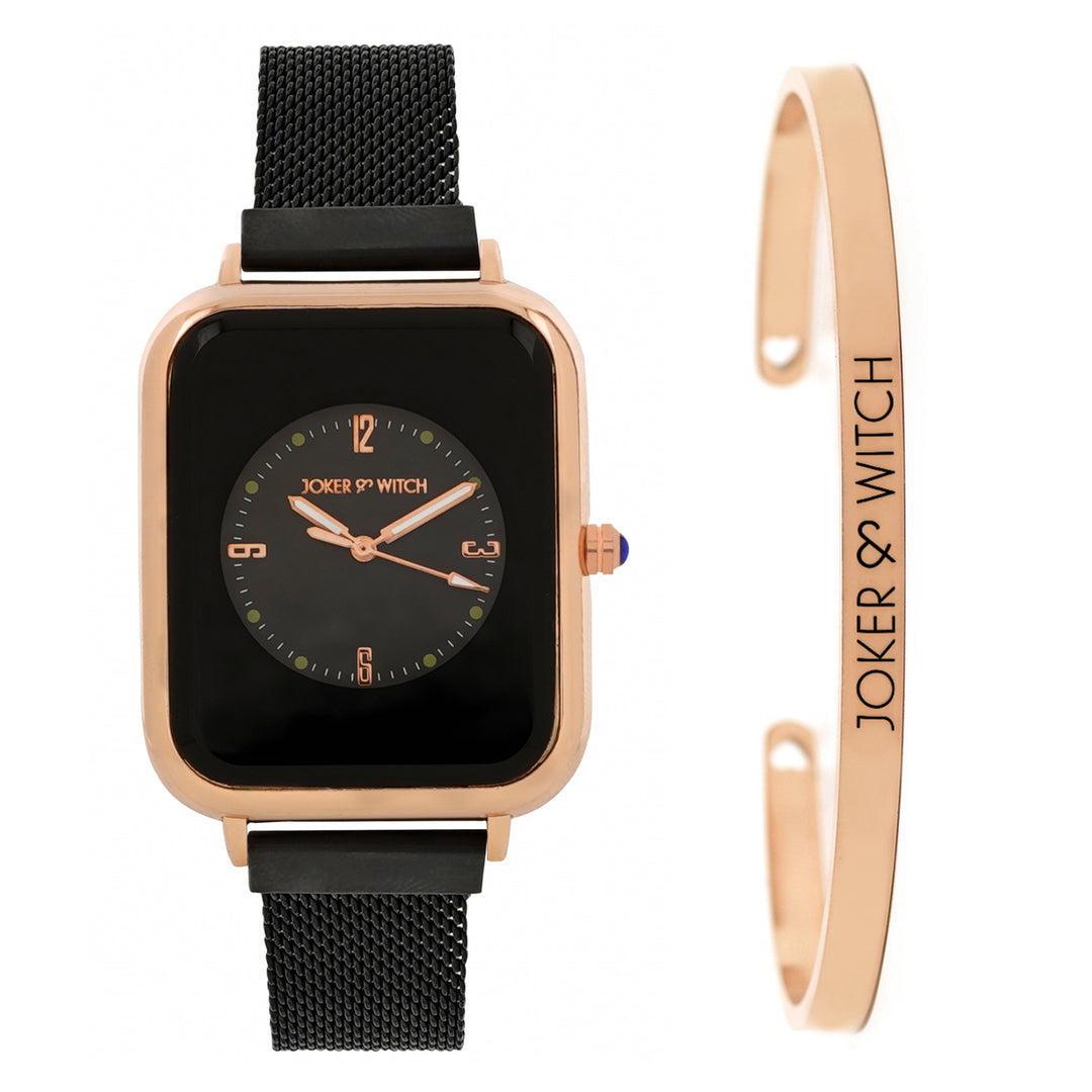 Radiant Pulse Watch Bracelet Stack