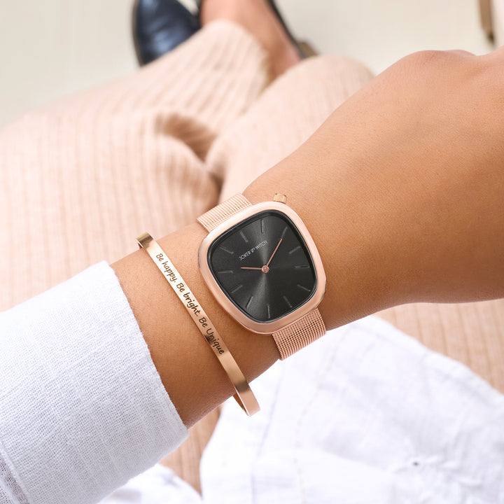 Crystal Eclipse Watch Bracelet Stack