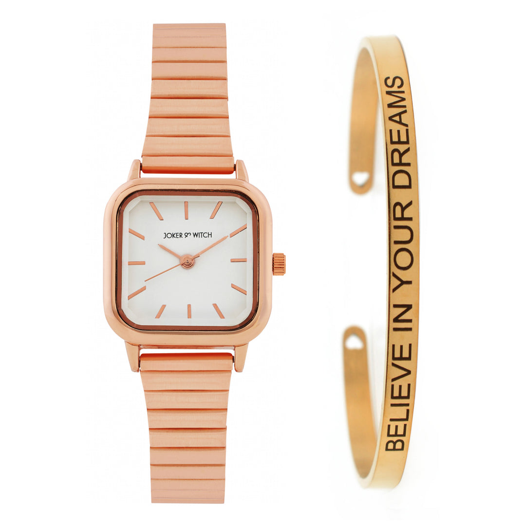 Moonlit Charm Watch Bracelet Stack