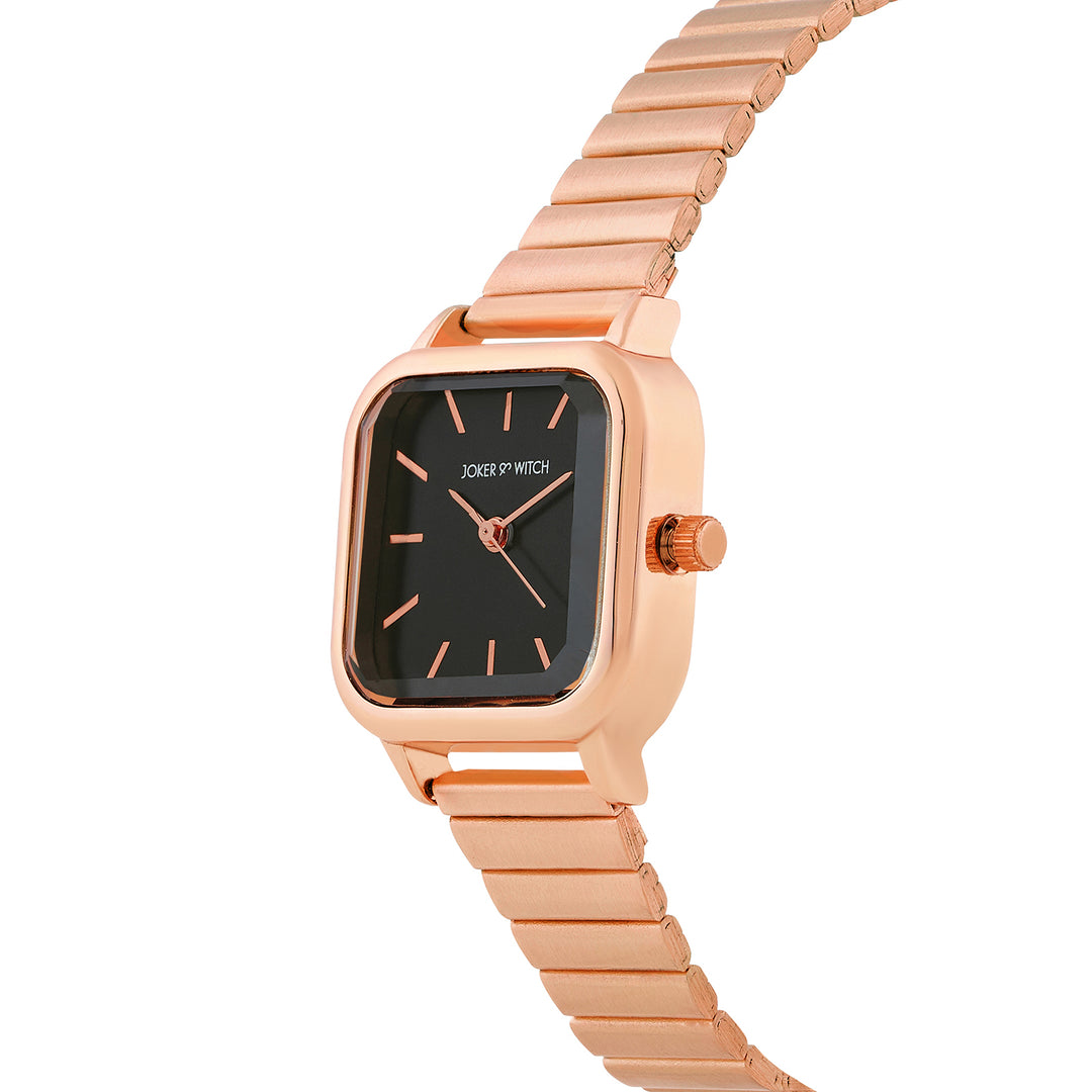 Elegant Aura Watch Bracelet Stack