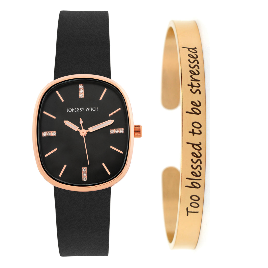 Gold Mirage Watch Bracelet Stack