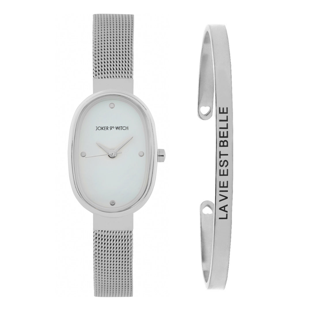 Onyx Glow Watch Bracelet Stack