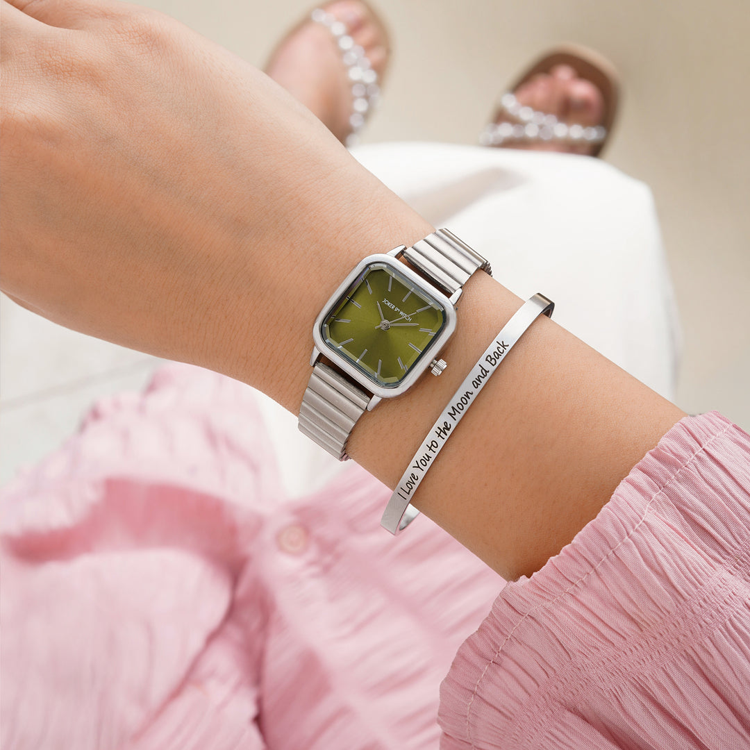 Prism Link Watch Bracelet Stack