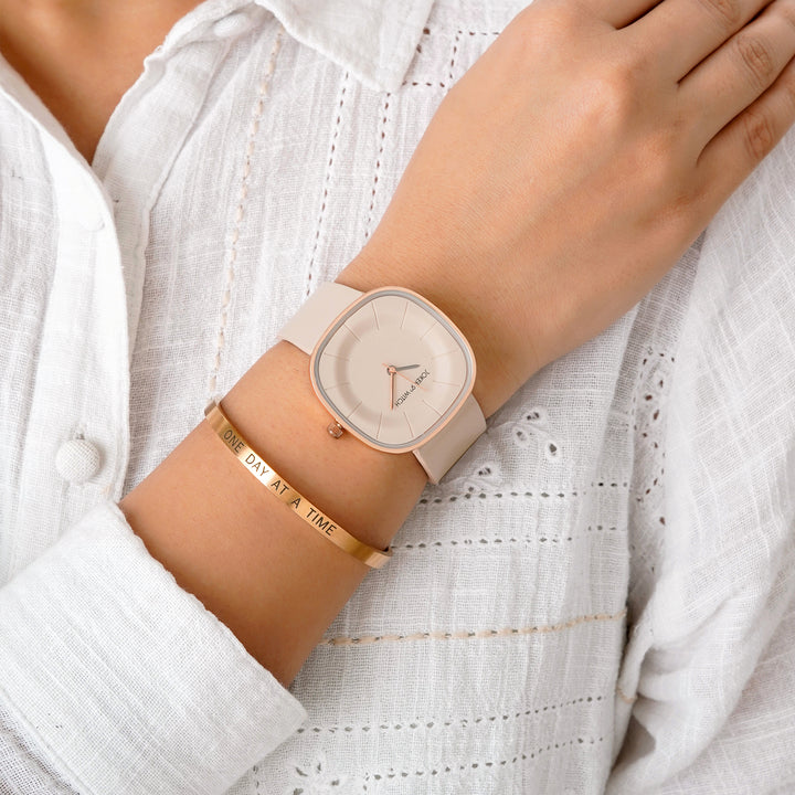 Luna Twist Watch Bracelet Stack