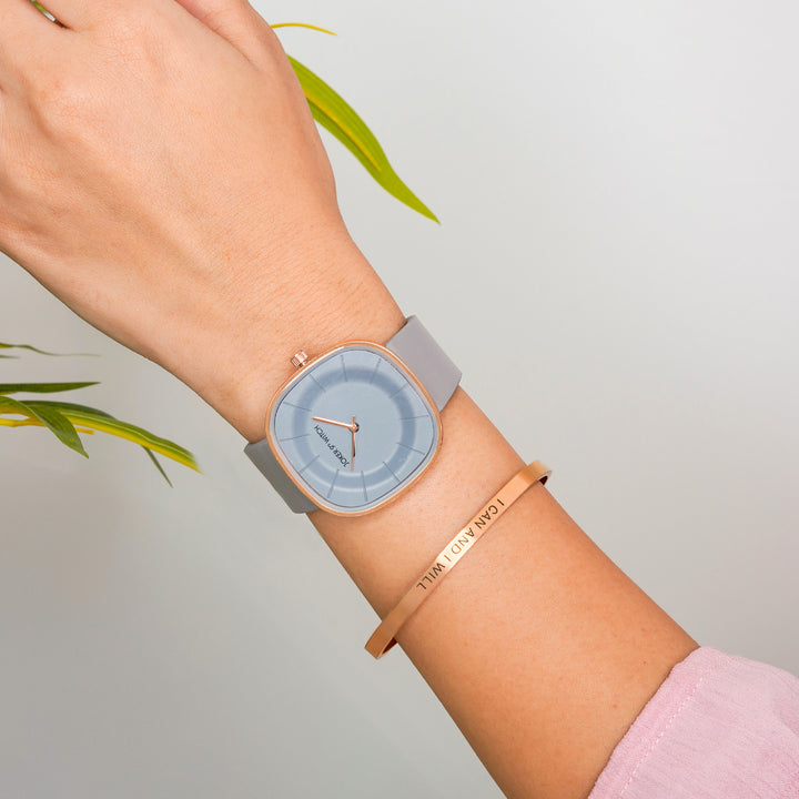 Opal Aura Watch Bracelet Stack