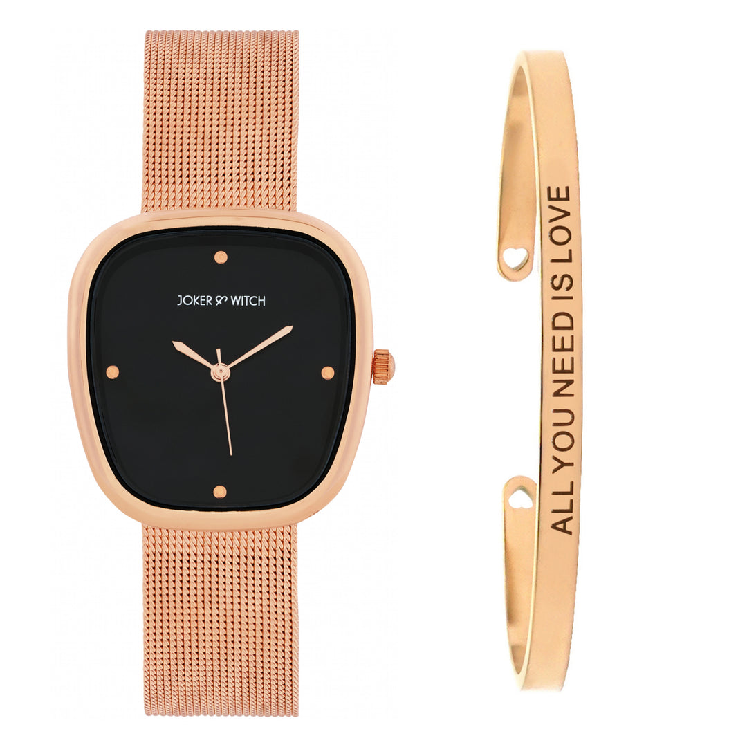 Echo Wave Watch Bracelet Stack