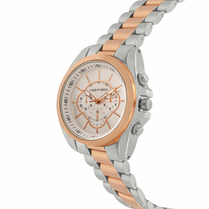 Golden Link Watch Bracelet Stack