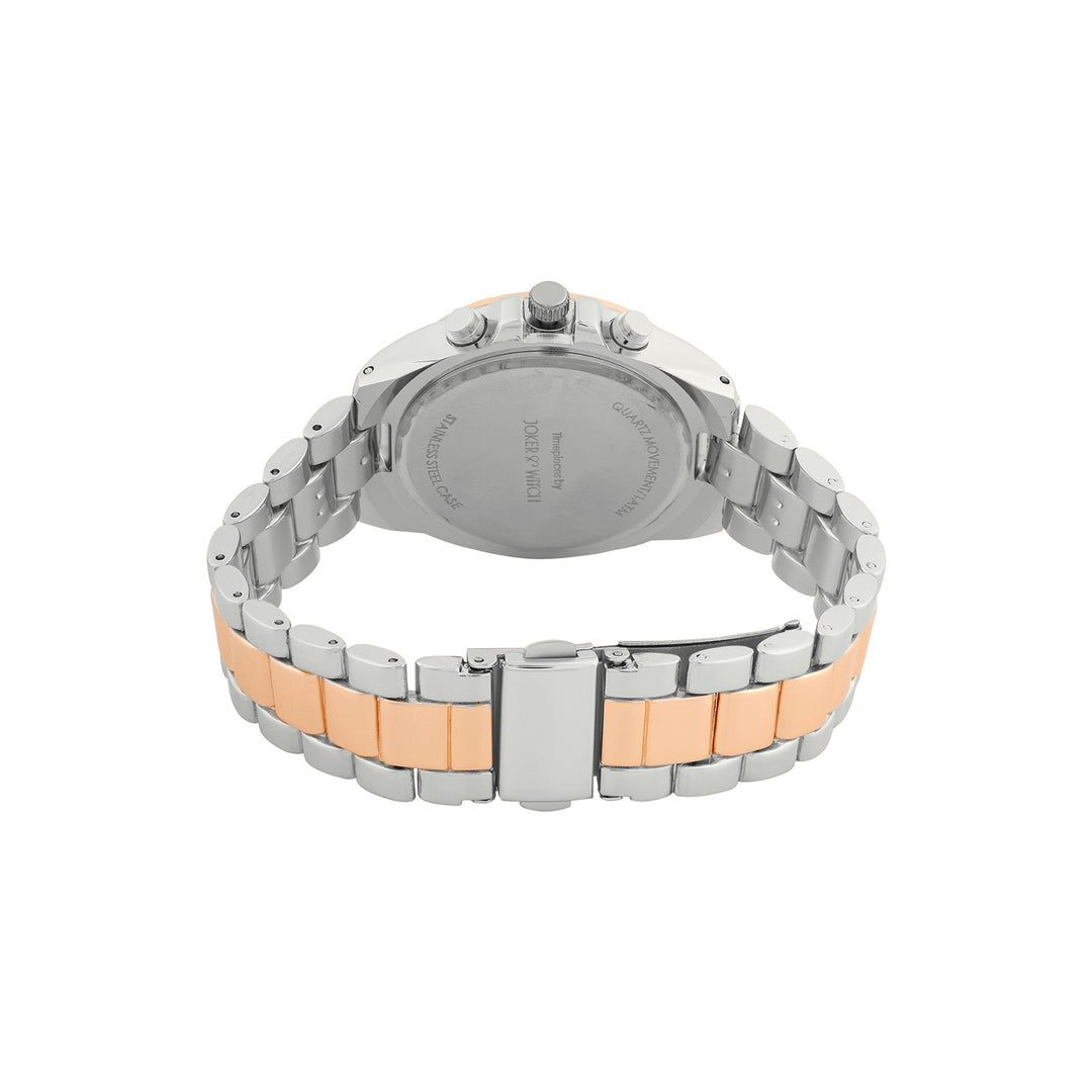 Golden Link Watch Bracelet Stack