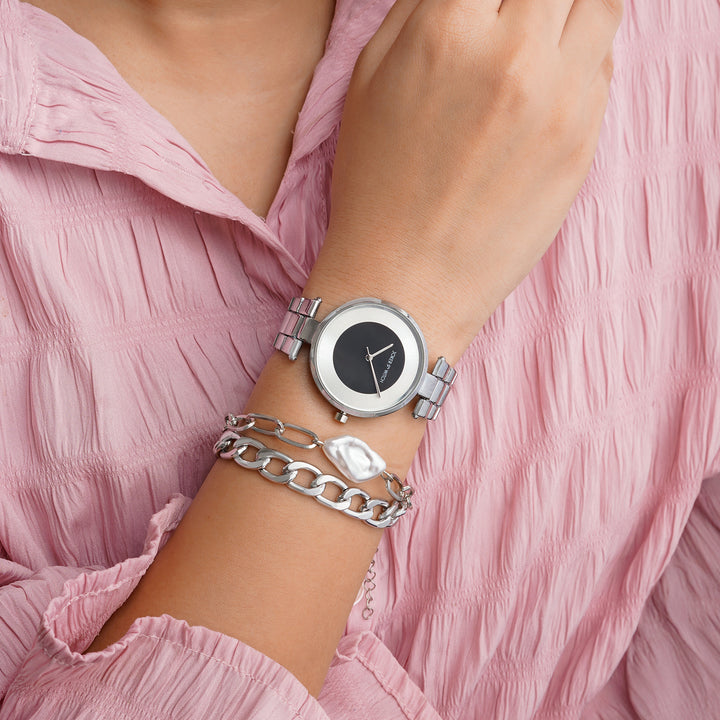 Stellar Twist Watch Bracelet Stack