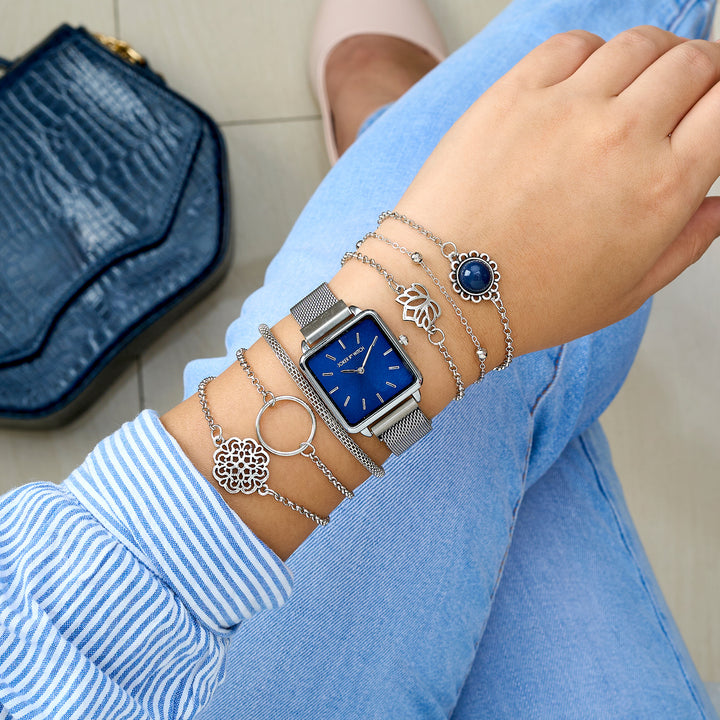 Icebound Watch Bracelet Stack