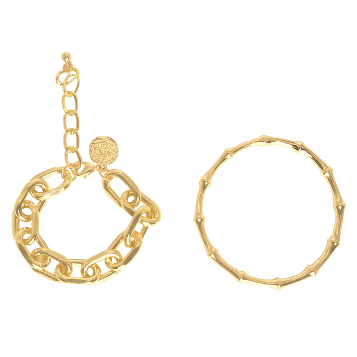 Navy Sail Watch Bracelet Stack