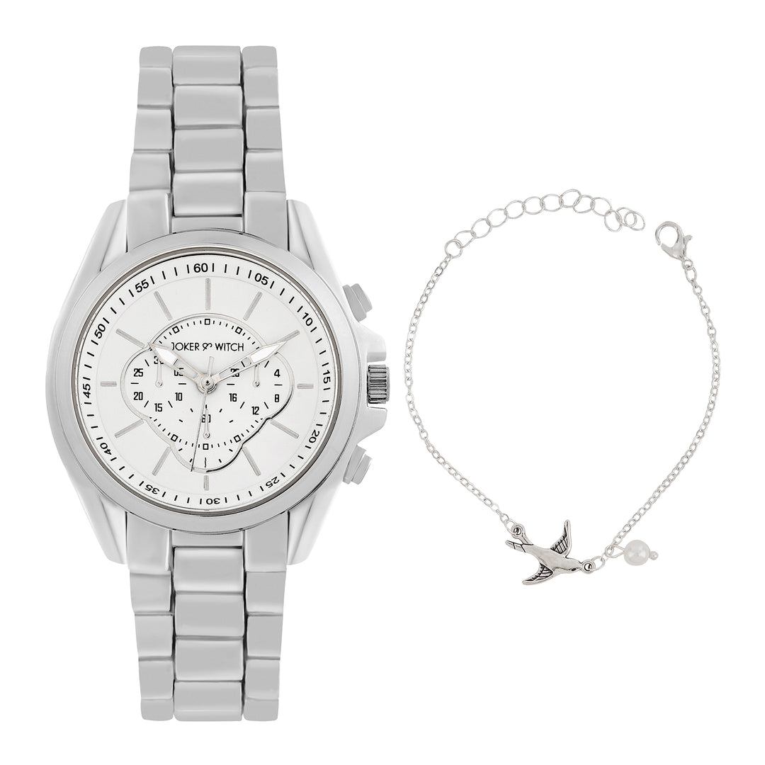 Chrome AF Watch Bracelet Stack