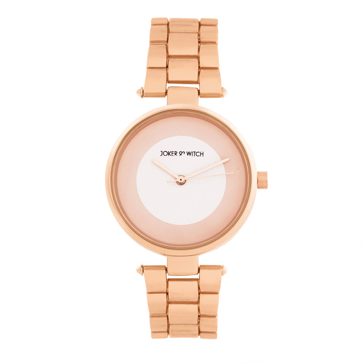 Pink Ember Watch Bracelet Stack