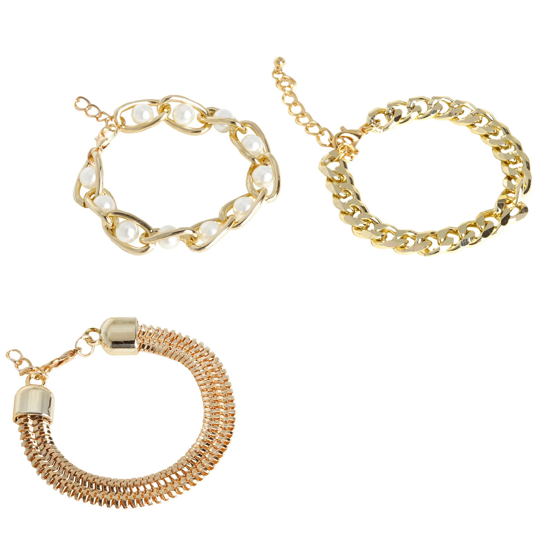 Aura Glint Watch Bracelet Stack