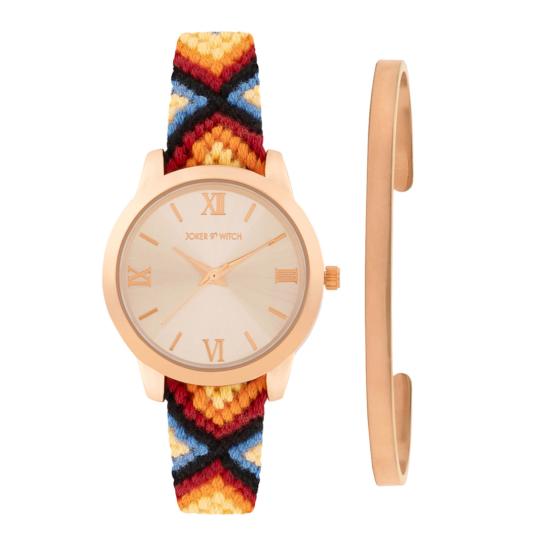 Braided Calm Watch Bracelet Stack