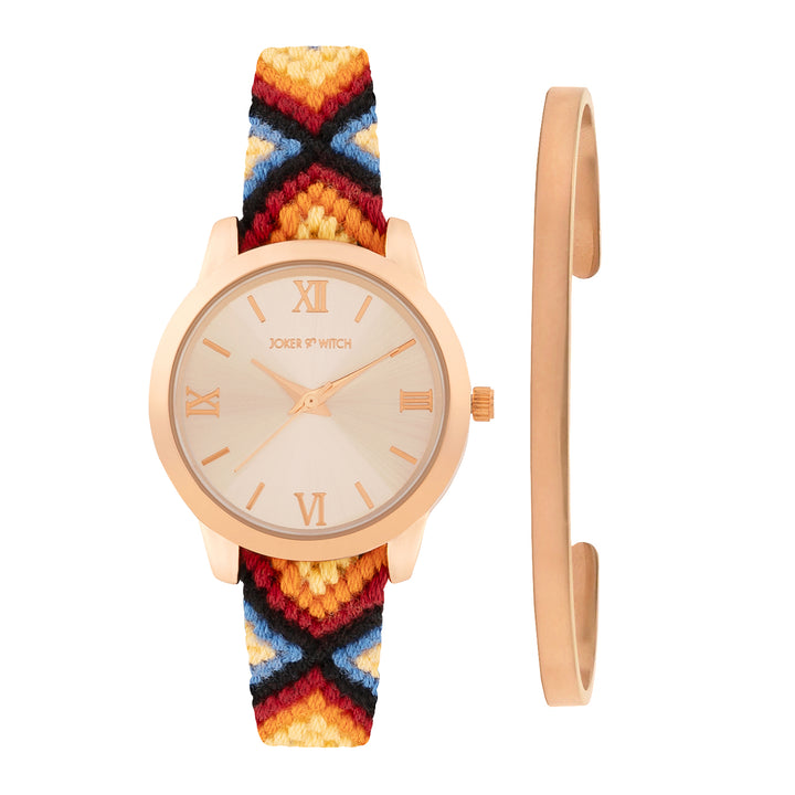 Braided Calm Watch Bracelet Stack