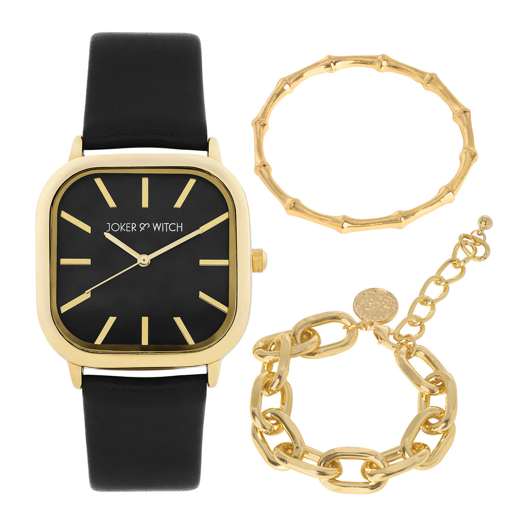 Dark Mode Watch Bracelet Stack