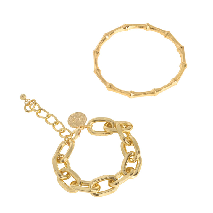 Mood Lock Watch Bracelet Stack