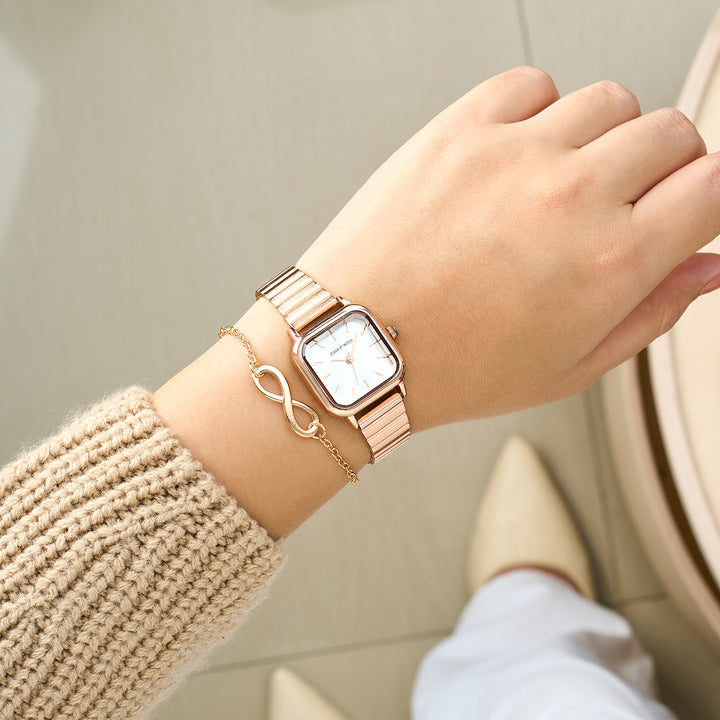 LumiGold Watch Bracelet Stack