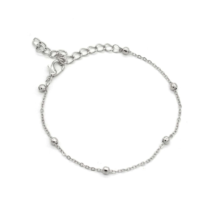 Navy Chrome Watch Bracelet Stack