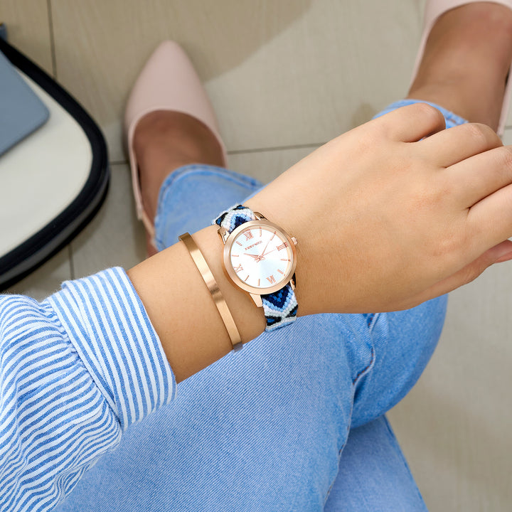 Woven Whisper Watch Bracelet Stack