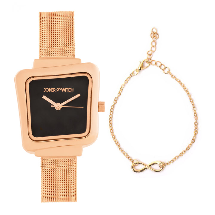 Cafe Latte Watch Bracelet Stack