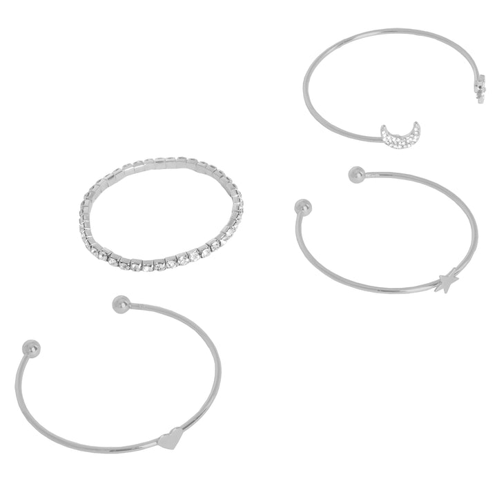 Blue Moon Watch Bracelet Stack