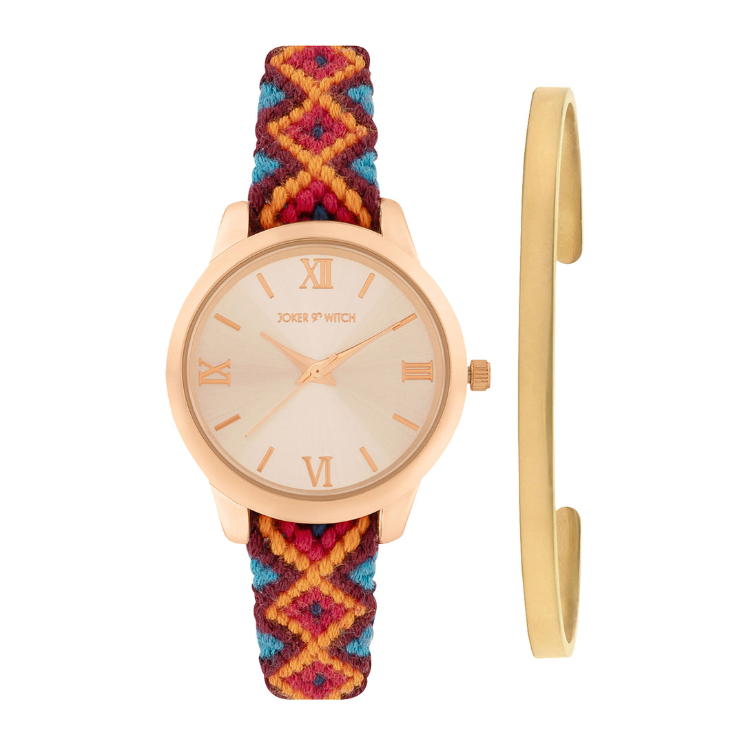 Tangle Thread Watch Bracelet Stack