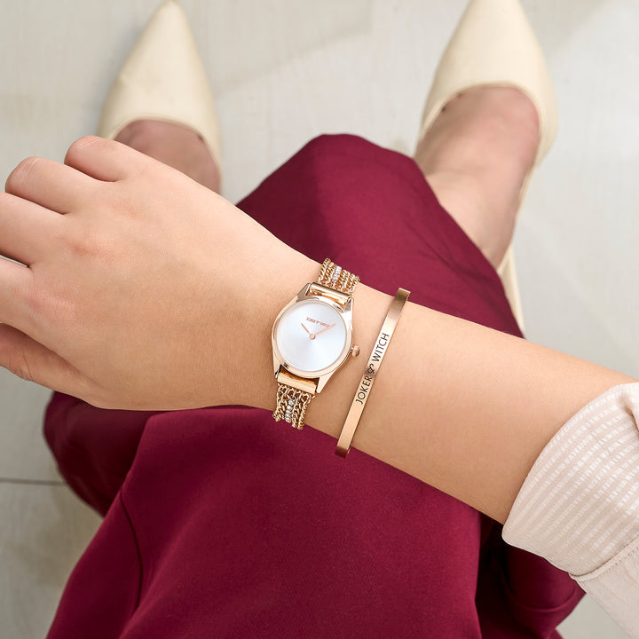 Peach Soda Watch Bracelet Stack