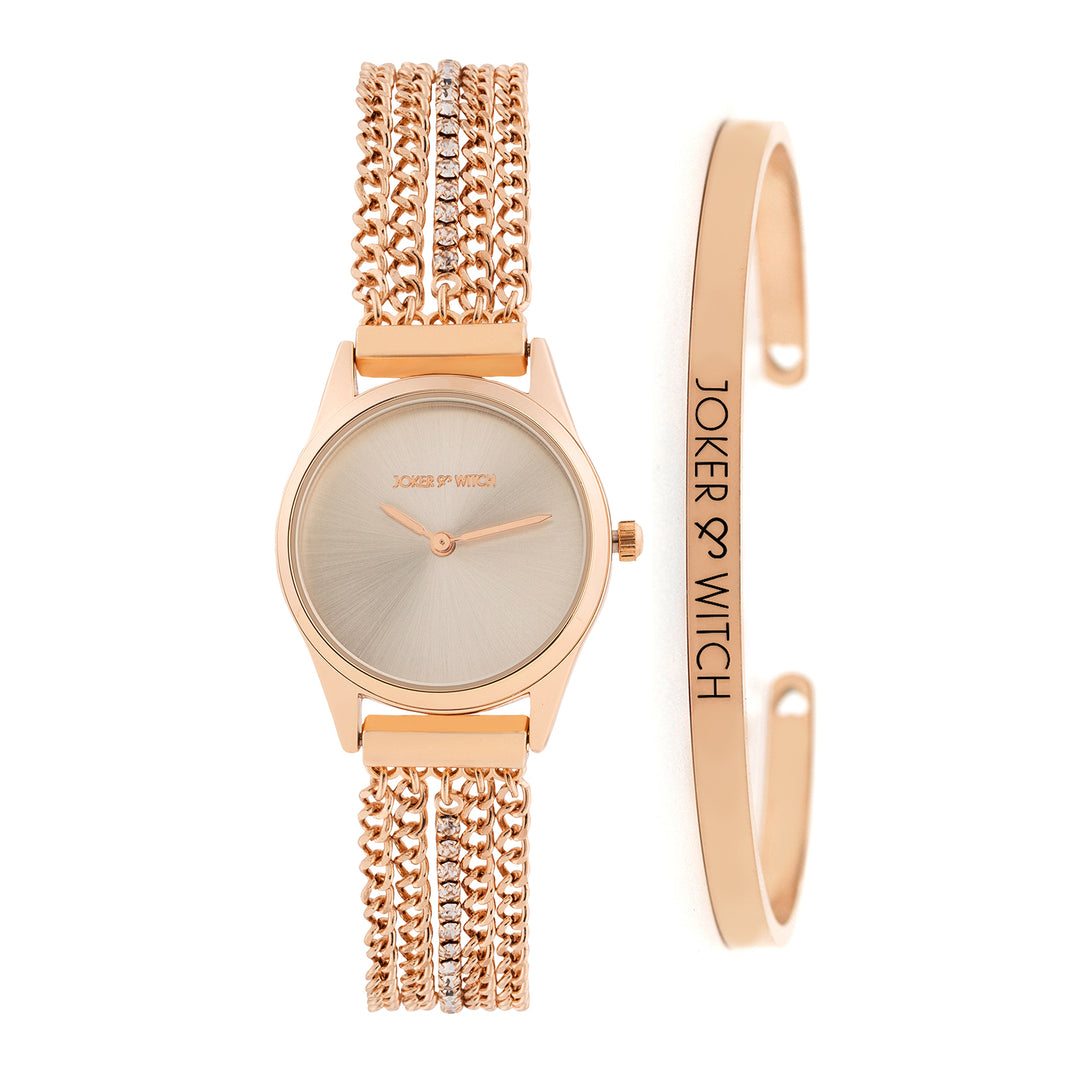 Peach Soda Watch Bracelet Stack
